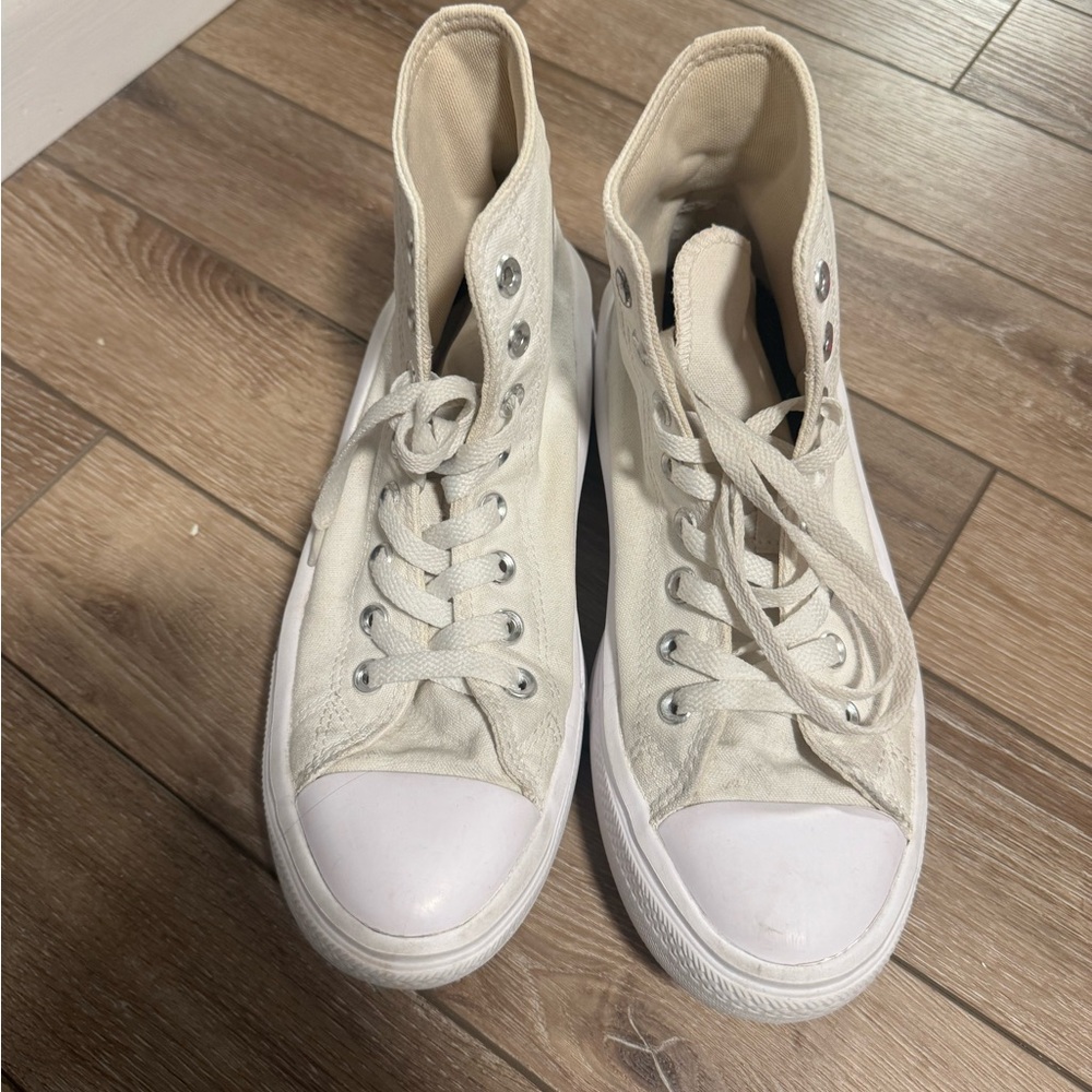 Converse Off-White High-Top Sneakers